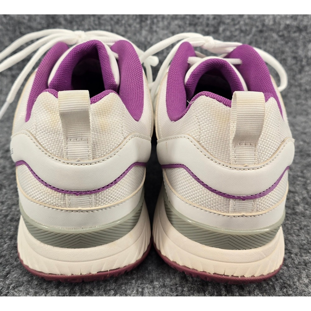 FitVille Amadeus Tennis Pickleball Shoes Women's 11 White Purple Athletic Clean - Picture 5 of 8